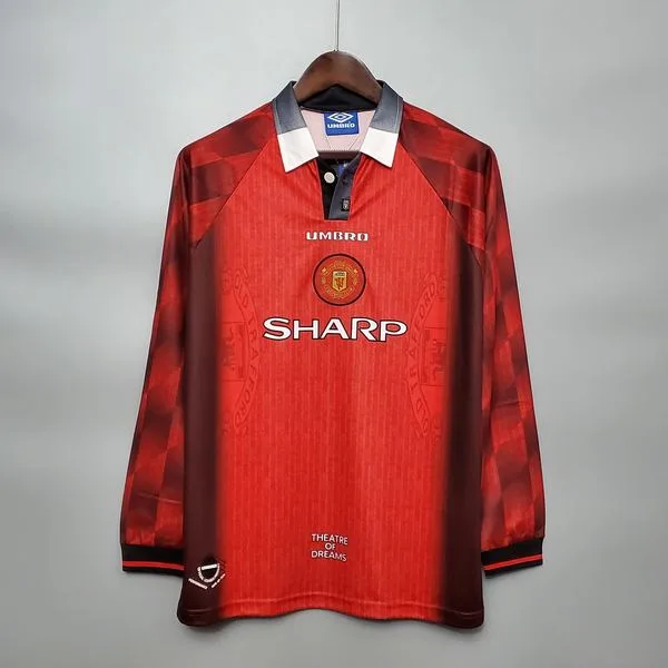 Camiseta de fútbol Manchester United 1996 LOCAL MANGA CORTA VERSION FAN